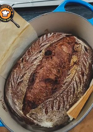 Gambar Chocolate Kurma Sourdough Bread