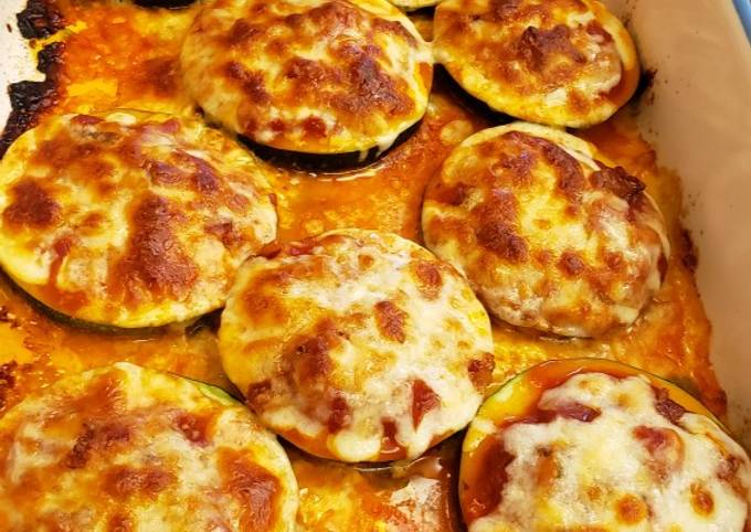 Recipe of Speedy Mini Zucchini Pizzas