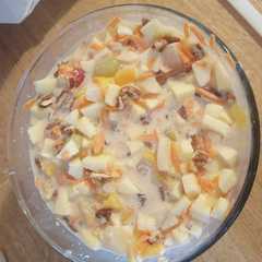 Una foto de Postre de manzana