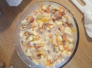 Una foto de Postre de manzana