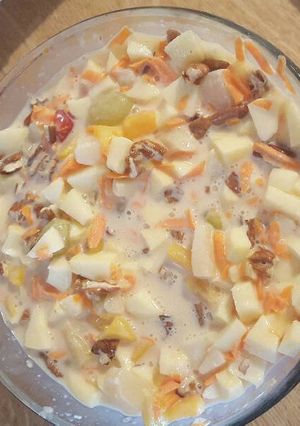 Una foto de Postre de manzana