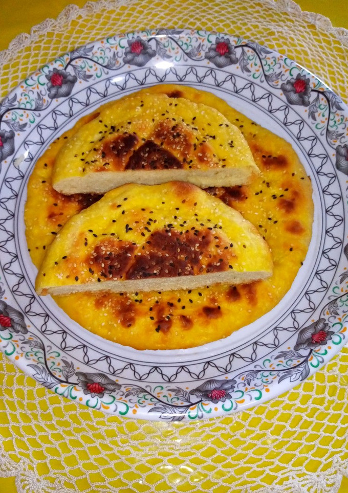 عکسی از دستور نان بدون فر
