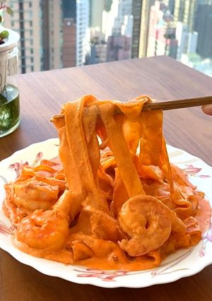 A picture of Shrimp rose glass noodles.