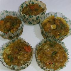 A picture of Egg veg muffins.