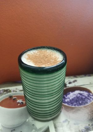 Una foto de Licuado de plátano UwUr