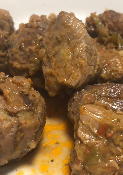 Una foto de Carne guisada con castañas en olla GM h deluxe