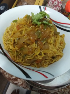 A picture of Spicy masala Maggie.