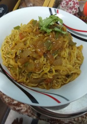 A picture of Spicy masala Maggie.