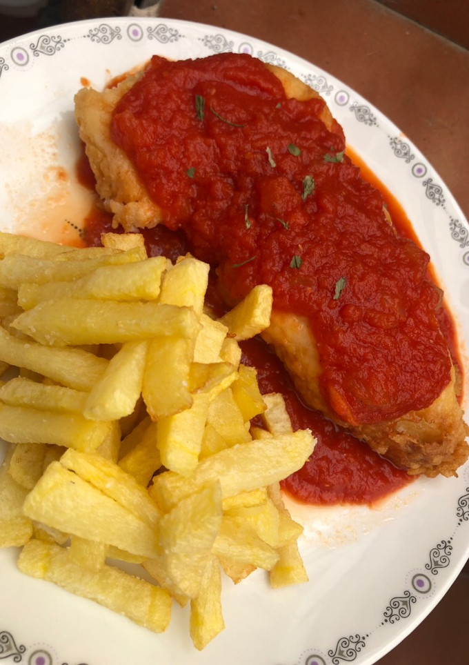 Una foto de Bacalao con tomate 🍅
