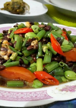 Foto resep Tumis Kembang Bawang Tauco (ampas kecap)