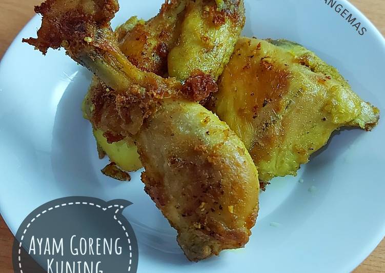 Resep @ENAK Ayam Goreng Kuning menu masakan harian