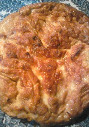 Una foto de Tortilla de patatas y cebolla