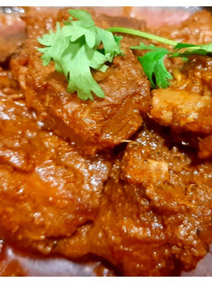 A picture of Mutton Curry.