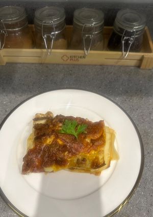 صورة لوصفة لازانيا باللحم 🍝