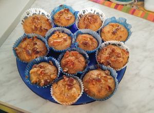 Una foto de Low Carb Keto Banana Muffins