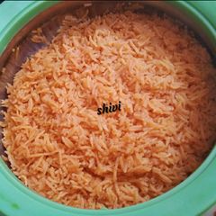 A picture of Turmeric Rice.