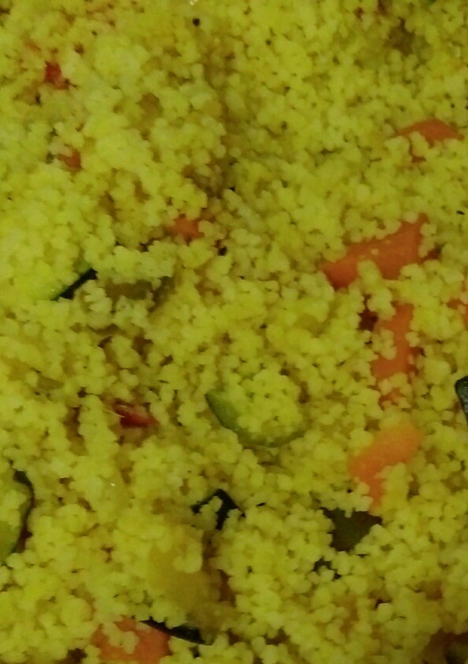 Una foto de Cuscús con hortalizas