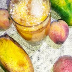 Mixed Fruit Punch 🍹🥭🍑🍊 A picture of Mixed Fruit Punch 🍹🥭🍑🍊.