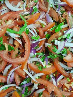 A picture of Kachumbari.