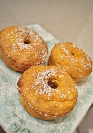 Una foto de Donas de zanahoria
