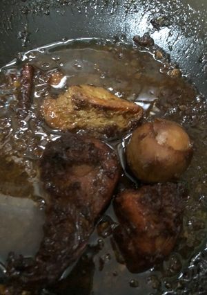 Foto resep Semur ayam telor tahu