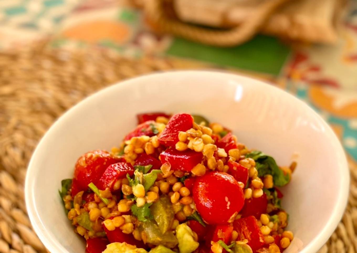 Ensalada de lentejas fresquita