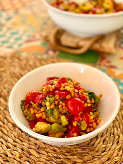Una foto de Ensalada de lentejas fresquita