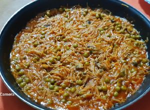 Una foto de Sartén de fideos con conservas