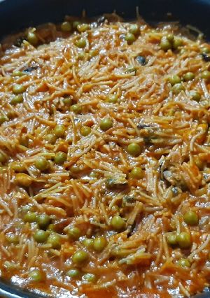 Una foto de Sartén de fideos con conservas