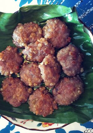 Hình của món Chả cốm tươi.