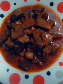صورة لوصفة 😋👍🍅 كبدة مشرملة 🍅👍😋