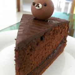 A picture of Double chocolate cake.
