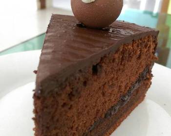 Best Recipe Double chocolate cake Delicious Steady