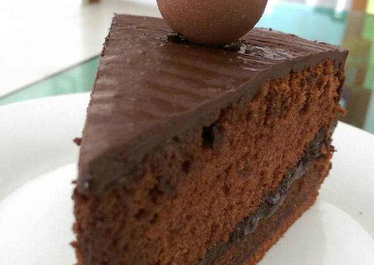 Step-by-Step Guide to Make Perfect Double chocolate cake