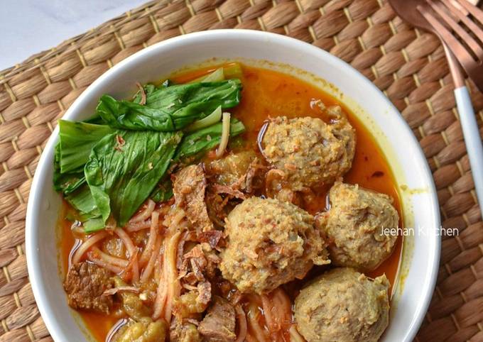 Resep Bakso Kuah Kari Oleh Mommy Nawla Jeehan Cookpad