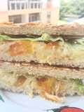 Durian And Dried Apricot Sandwich