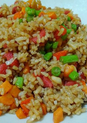 Foto resep Nasi Goreng Meriah Praktis
