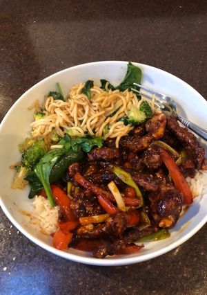 A picture of Crispy chilli beef.