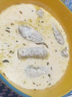 صورة لوصفة مخشي كوسا باللبن