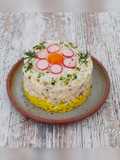 Timbale de riz au thon /radis