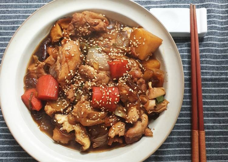Resep Jjim Dak Semur ayamnya Korea yang Enak Banget