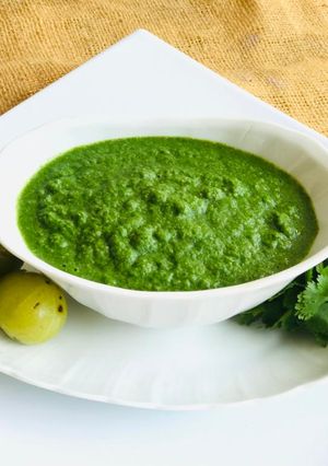 A picture of Tangy and Healthy Amla Chutney.