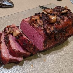 Guinness braised corned beef A picture of Guinness braised corned beef.