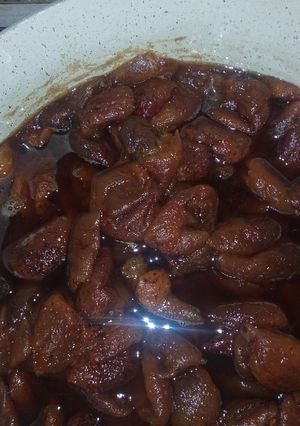 عکسی از دستور مربای زردآلو خشک