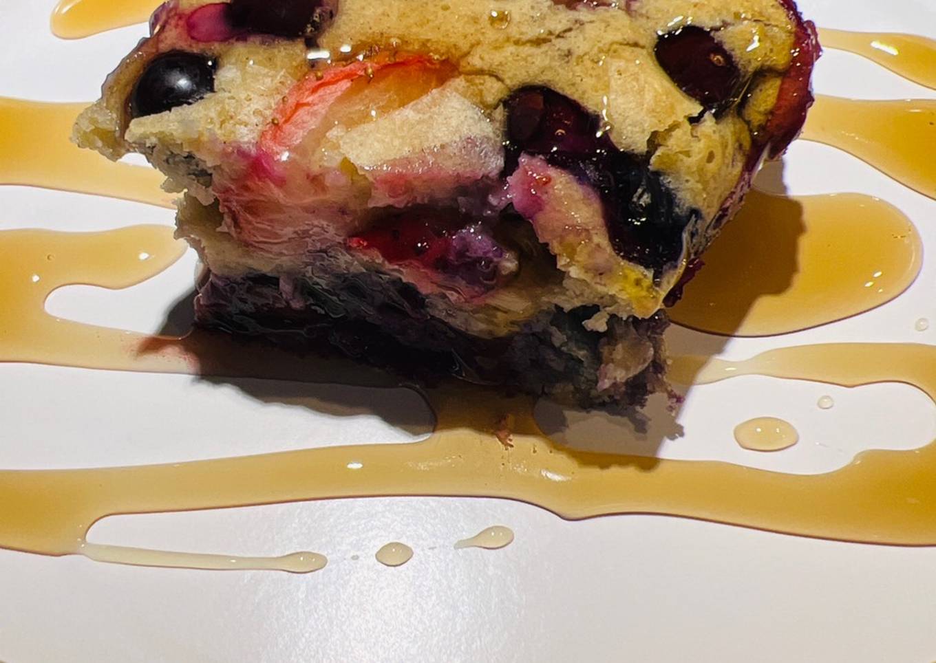 Christmas 🎄 Baked Fruit Pancake 🥞