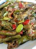 Ikan selais n terong balado ijau