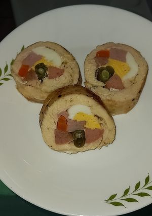 Una foto de Pechuga rellena