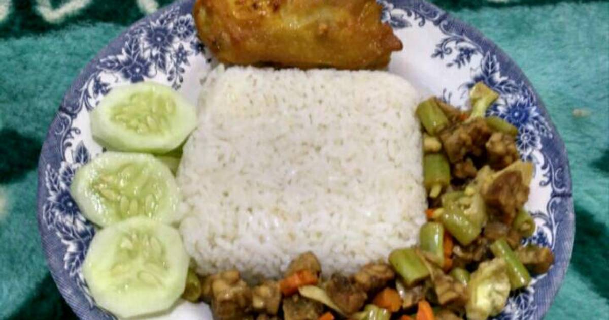 Resep Nasi Rames oleh Yani Fajrin Nur (Hariyani) - Cookpad