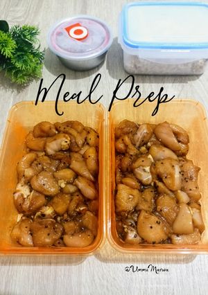 Foto resep Meal Prep Ayam Lada Hitam