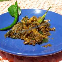 A picture of Ikan Asin Sambal Hijau ala Ranjul.